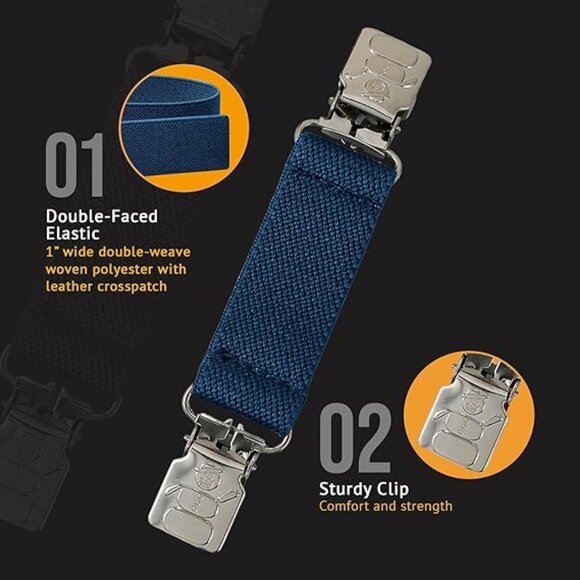 Hold’Em Mitten Glove Clips for Toddler & Kids Extra Tight Grip - Navy - Picture 3 of 6